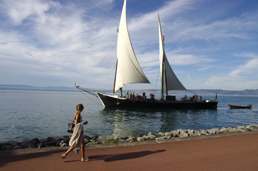 Quai promenade d'Evian