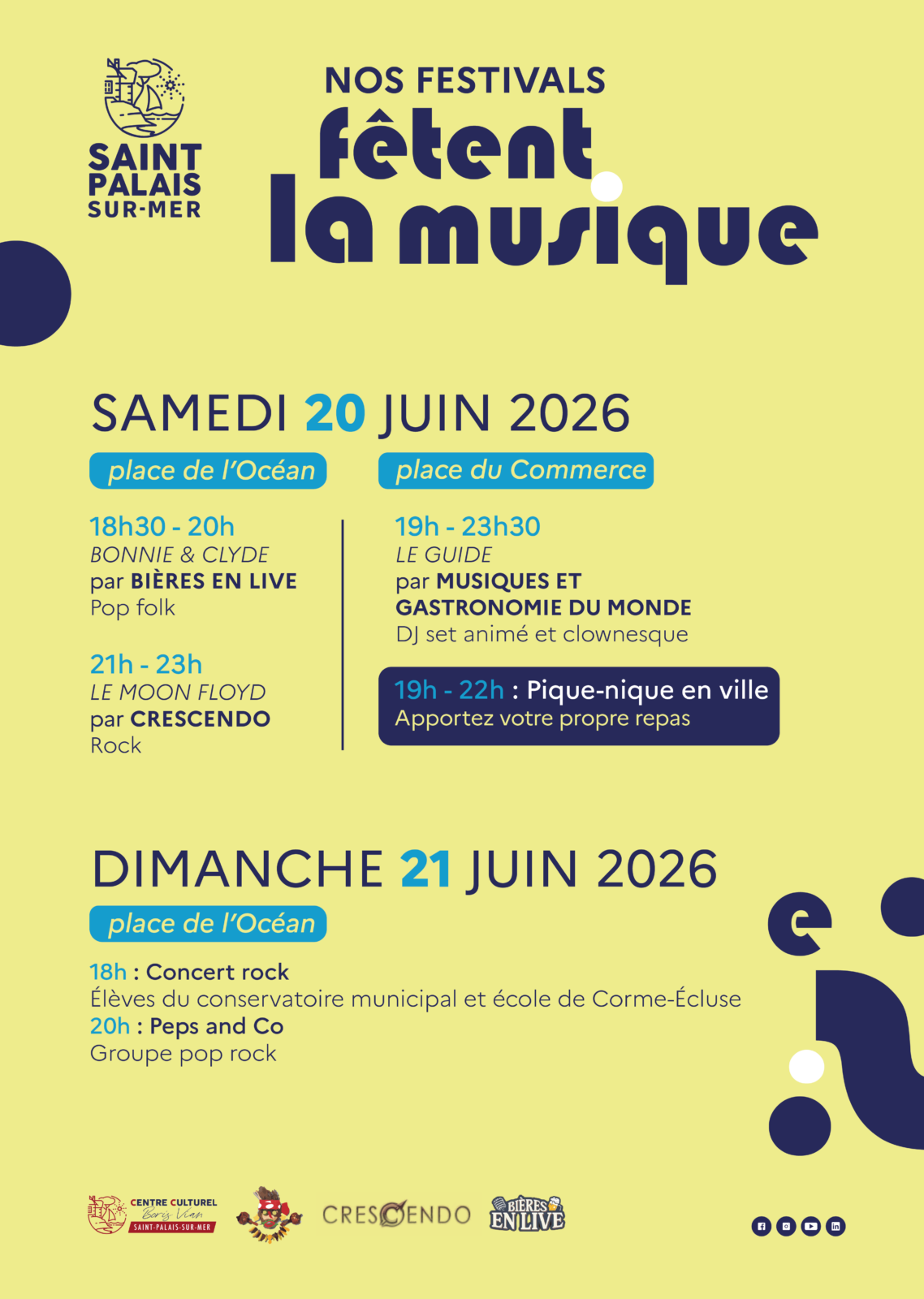 Fête de la Musique - Nos festivals fêtent la musique