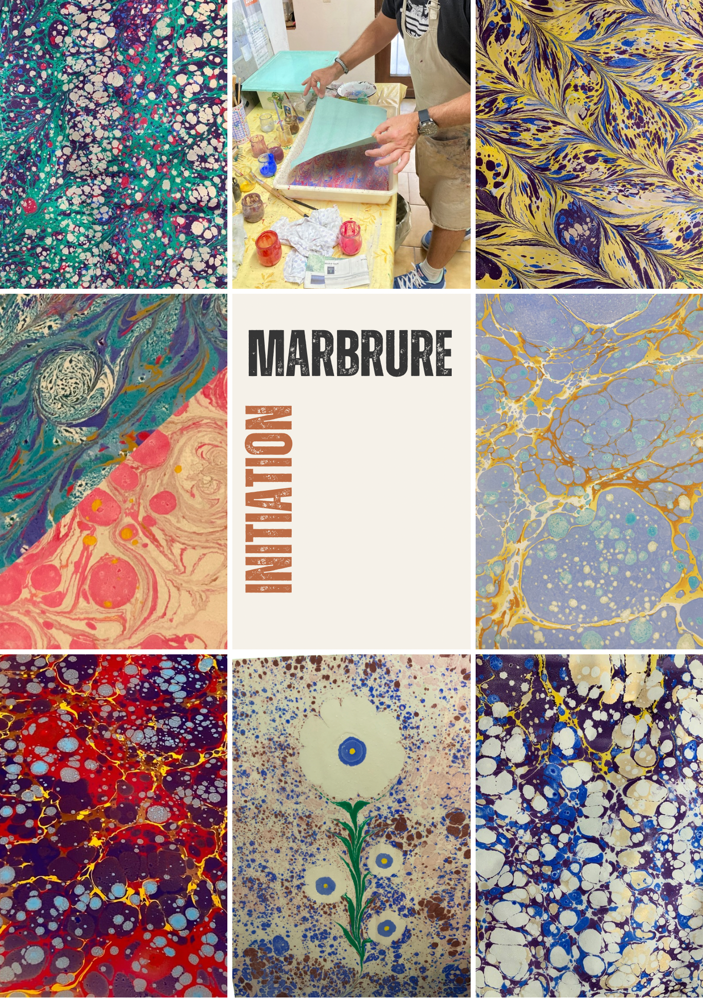Introduction to marbling workshop