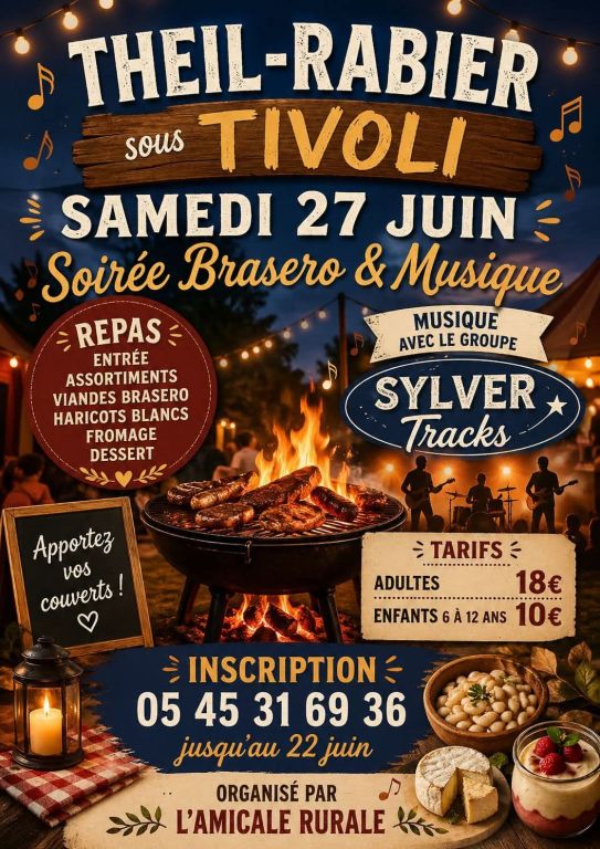 Soirée brasero et musique