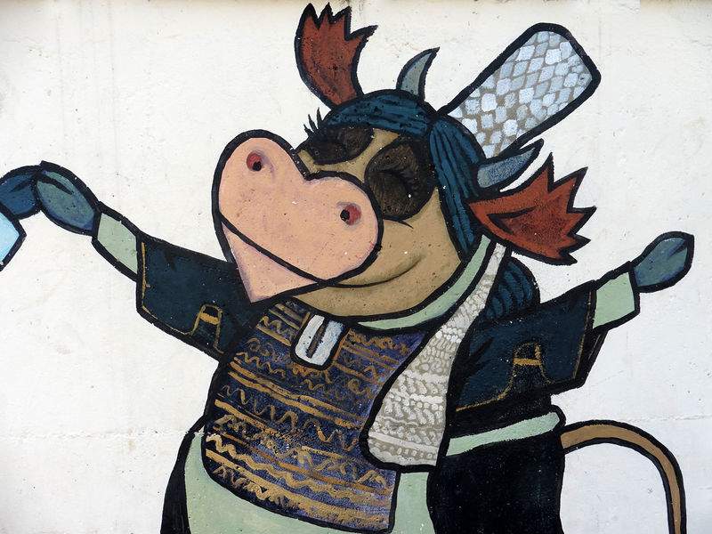 Art Vache : La Danse du Jumelage