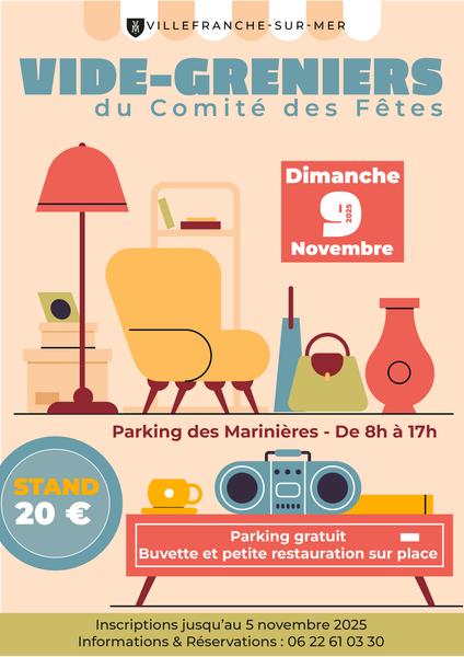 Attic sale by the Festival Committee_Villefranche-sur-Mer