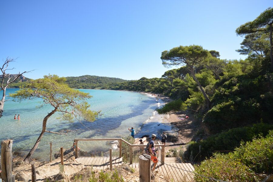 La plage Notre Dame - ile de porquerolles - hyeres