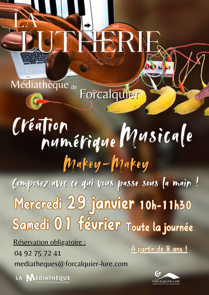 La Lutherie : création numérique musicale... Du 29 janv au 1 fév 2025