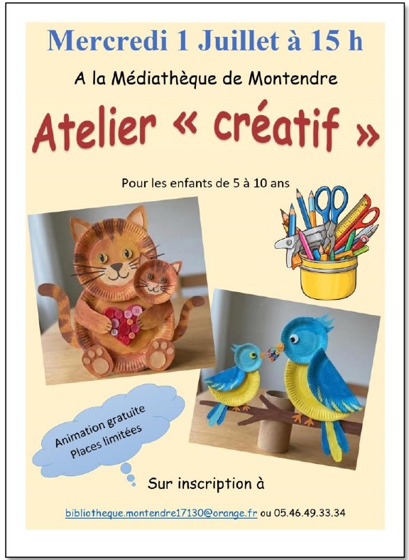 Atelier créatif
