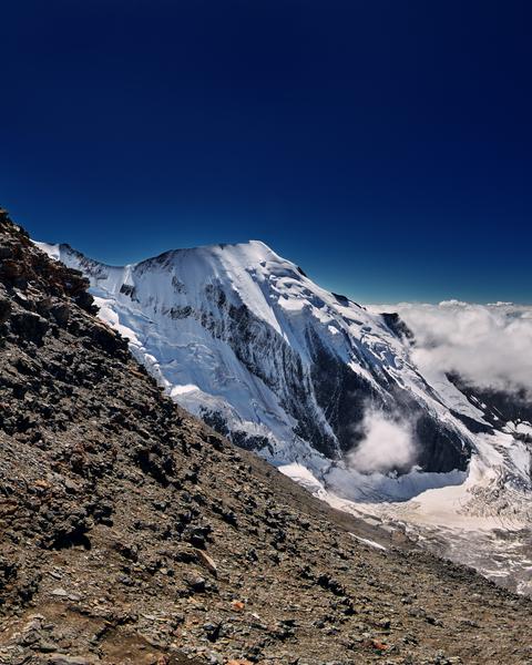 L'Aiguille de Bionnassay vue depuis tête rousse