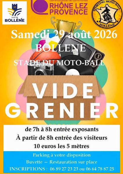 Vide grenier du moto ball - Bollène