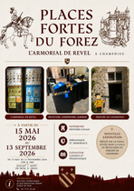 Expo « Places fortes médiévales foréziennes / Armorial de Revel « _Champdieu