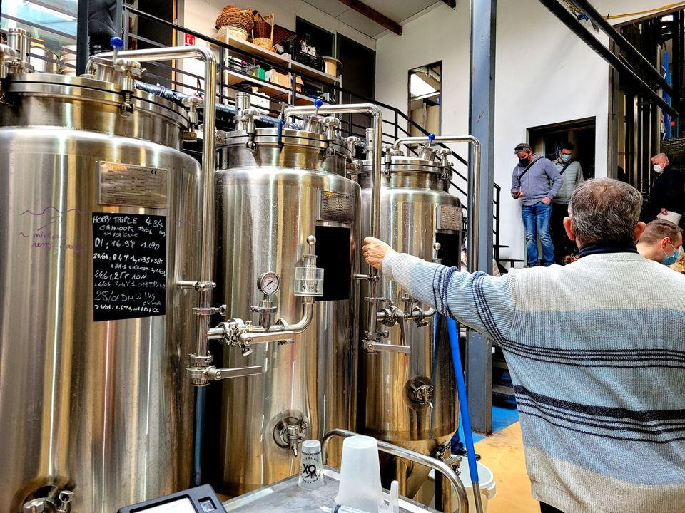 Cuve visite Brasserie OX