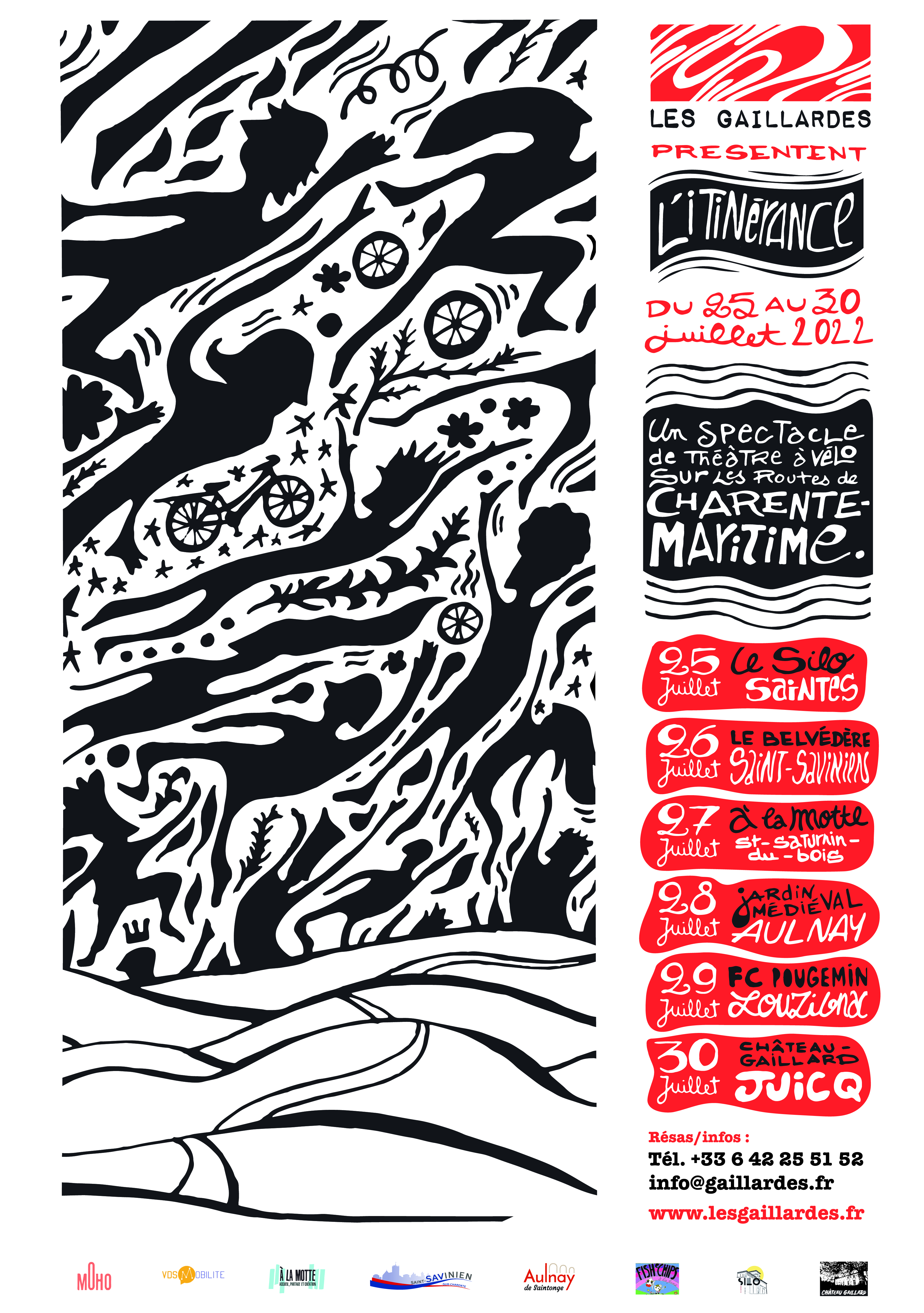 Les Gaillardes l'itinérance -Une odyssée contemporaine - Première étape