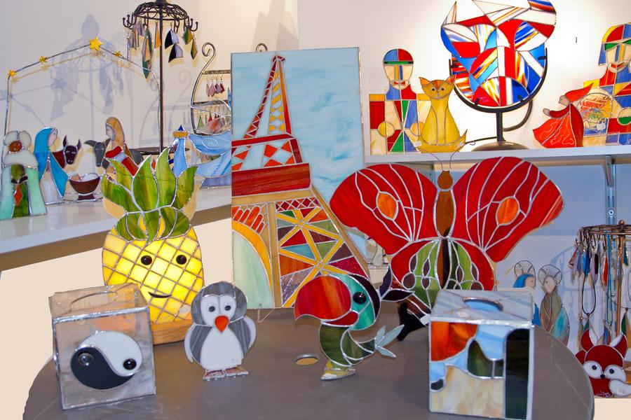 Verre d'Auzelles - Atelier de vitrail