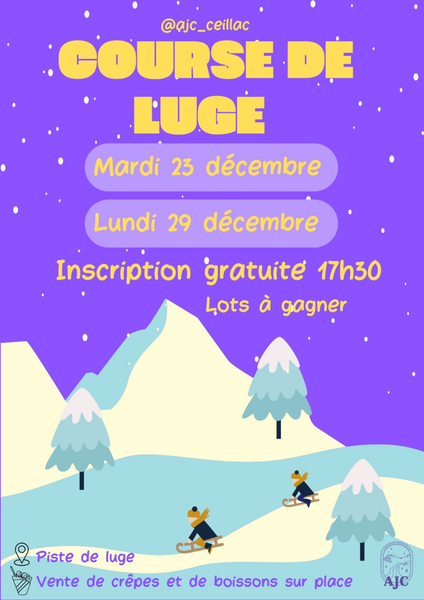 Course de luge_Ceillac - © Comité Animations Ceillac