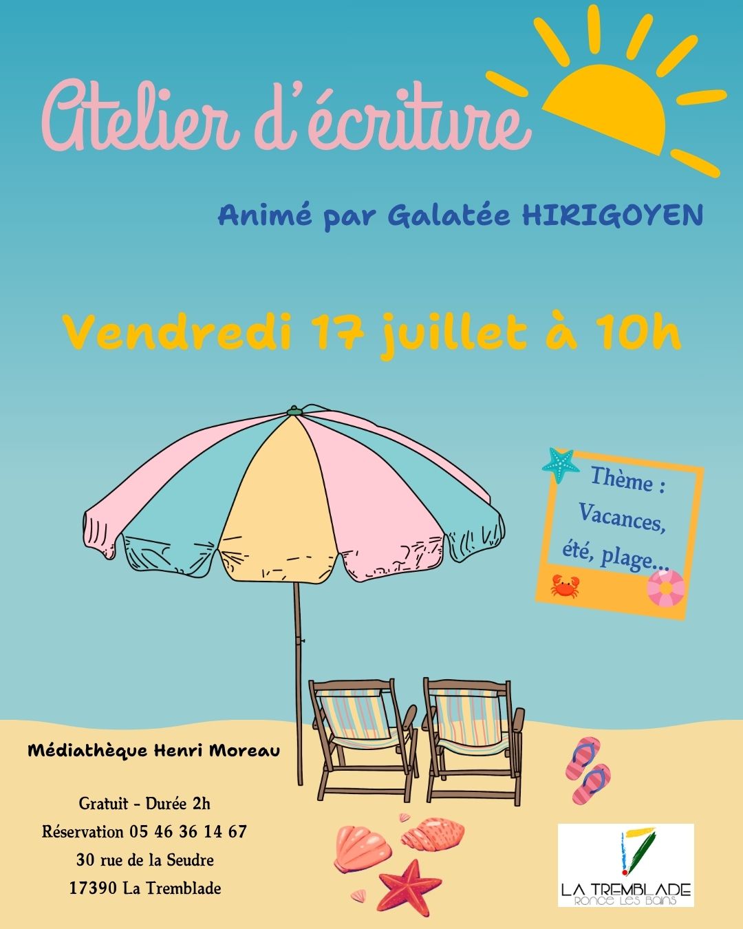 Atelier d'écriture