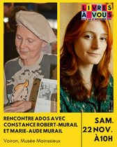 Francœur, l’art de transmettre : Rencontre ados avec Marie-Aude Murail et Const…