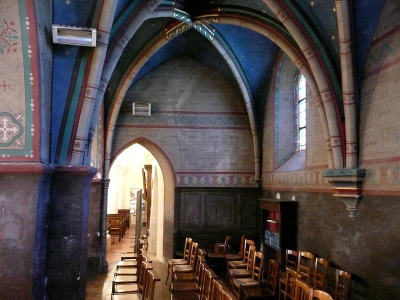 Voutes peintes de l'Eglise Saint-Martin à Cheptainville