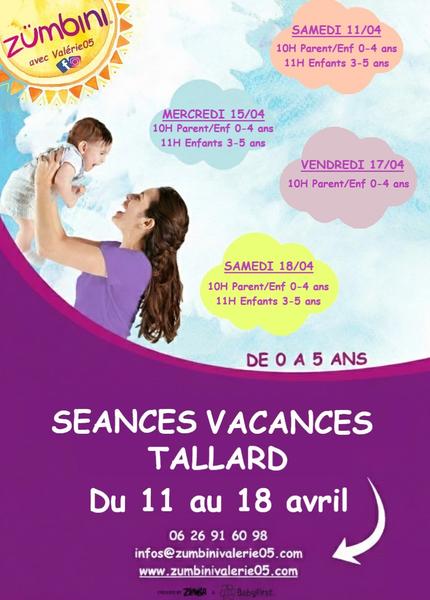Activité Zumbini Spéciales Vacances de Printemps