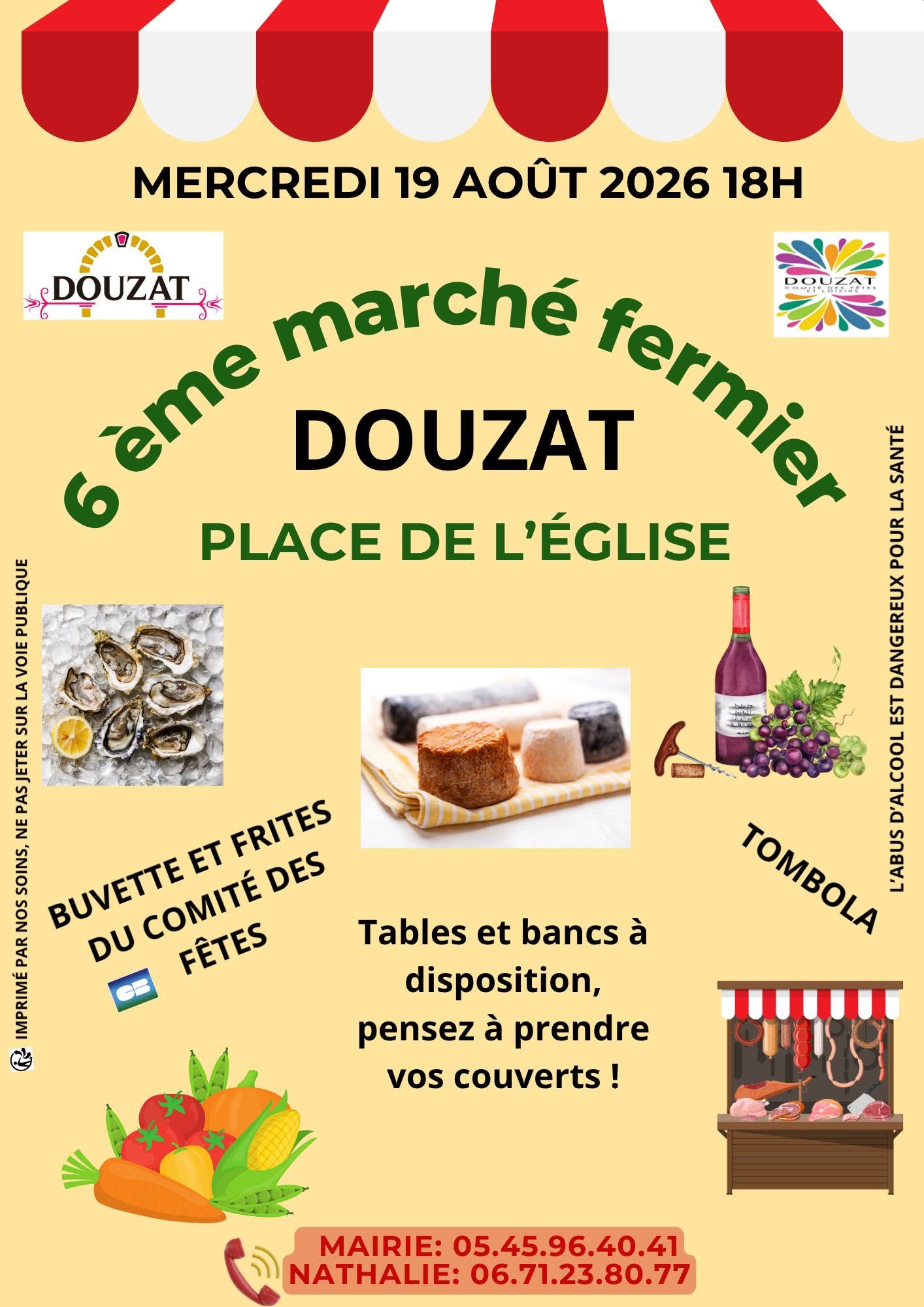 Marché fermier à Douzat
