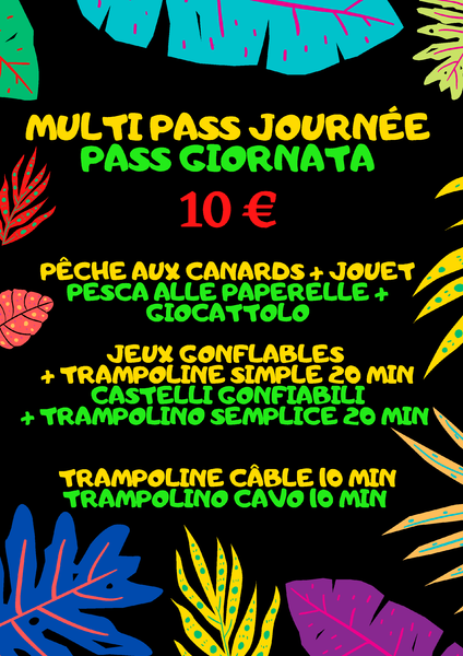 Montgenèvre Parc Enfant - Pass Multi-Jeux 10€