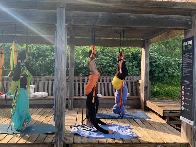 Yoga aereo_Cavalaire-sur-Mer