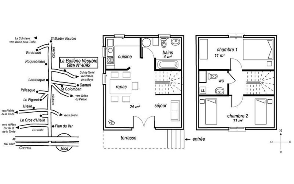 Gîte Cityse-Le plan-La Bollène-Vésubie-Gîtes de France des Alpes-Maritimes