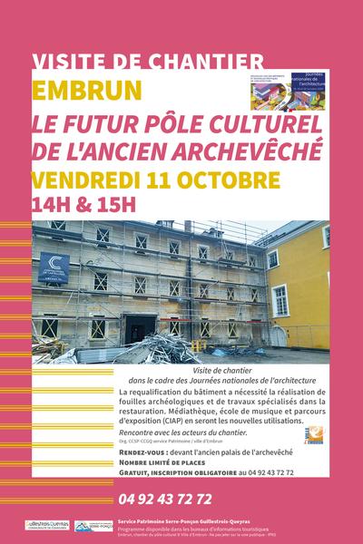 Le futur pôle culturel de l'ancien Archevéché JNA 2024 EMBRUN
