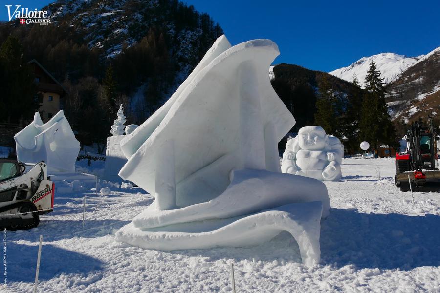 Concours international de Sculpture sur Neige_Valloire