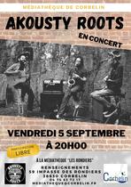 Concert d'Akousty Roots à la médiathèque de Corbelin - Balcons du Dauphiné