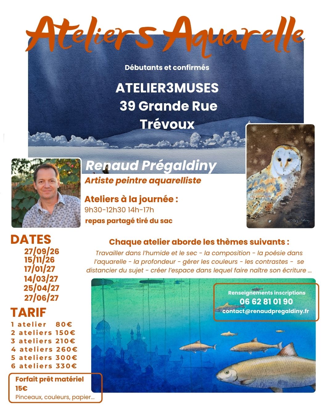 Ateliers aquarelle