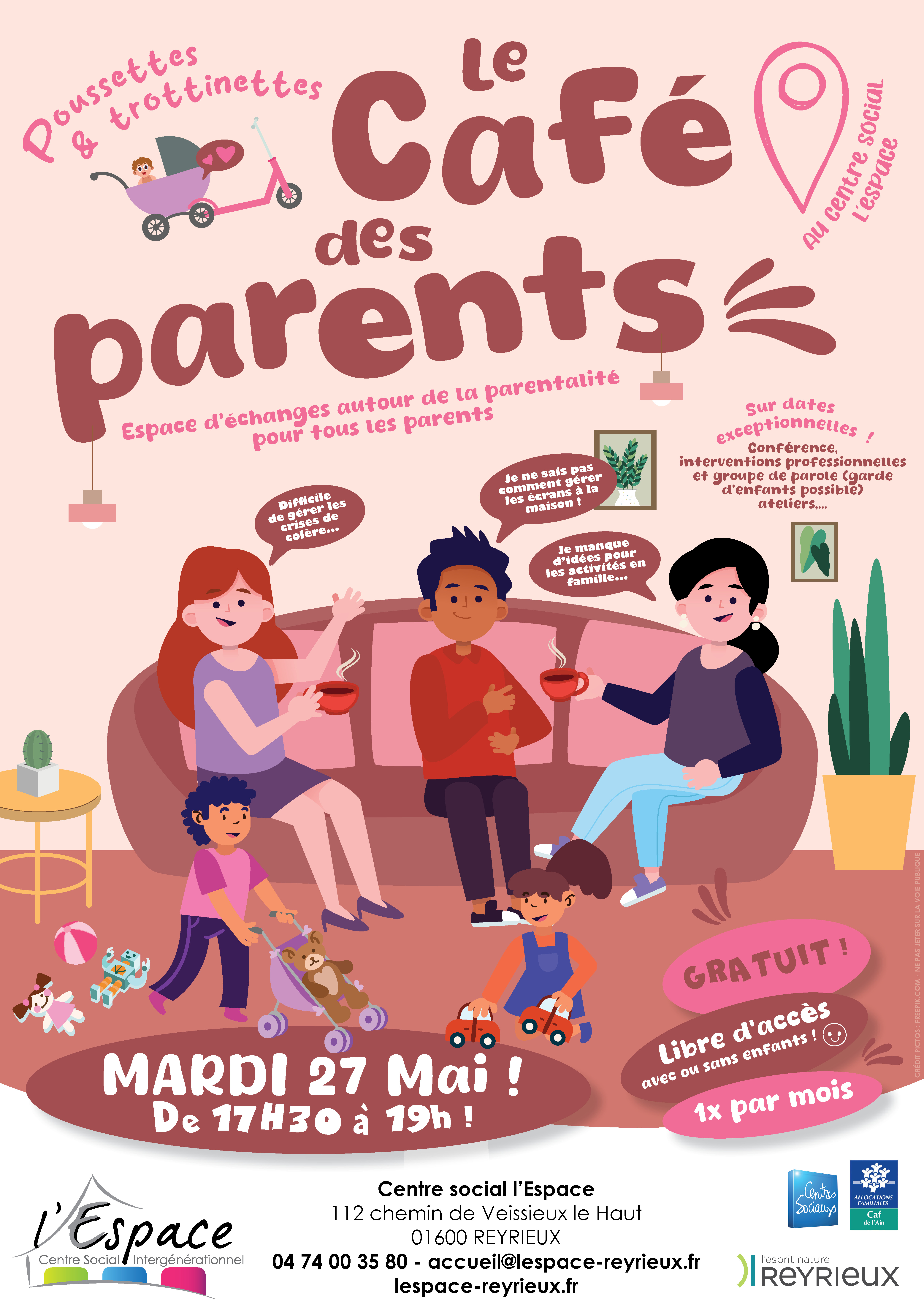 Poussettes et trotinettes : Cafe des parents