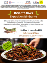 Exposition Insects Days à la Salle Edmond Vigne