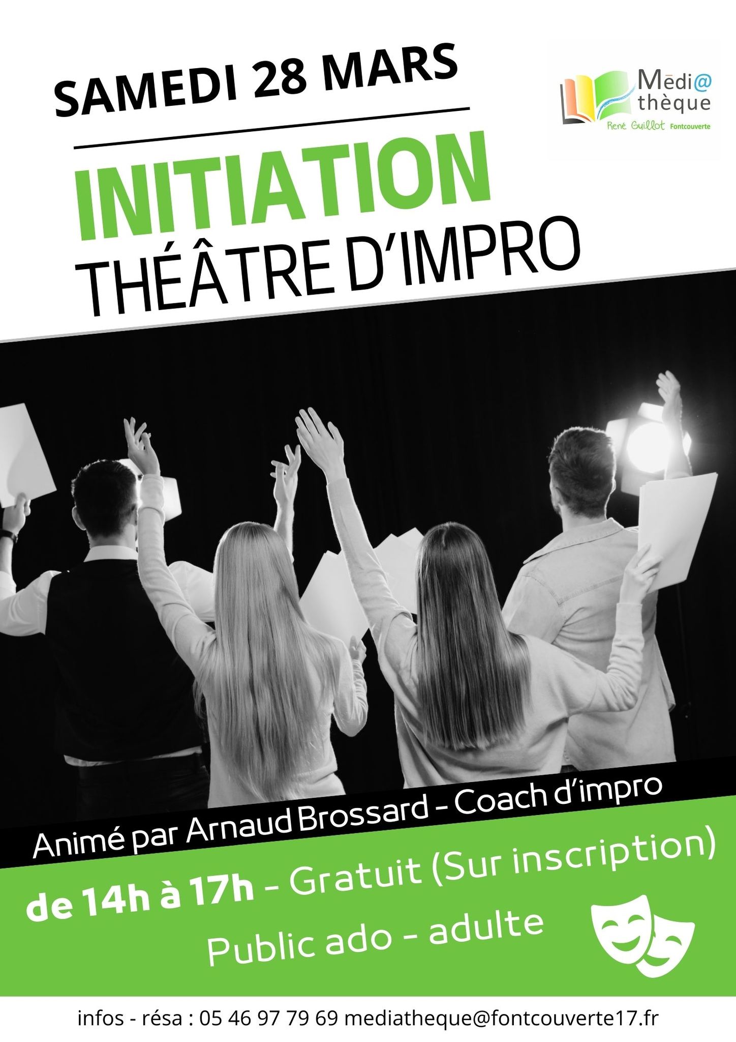 Atelier d'initiation au théâtre d'impro