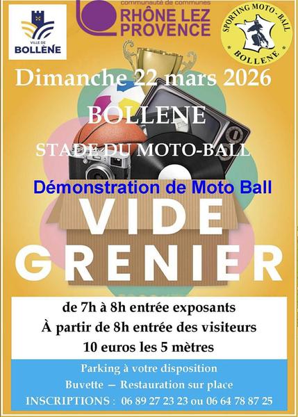 Vide grenier du moto ball>