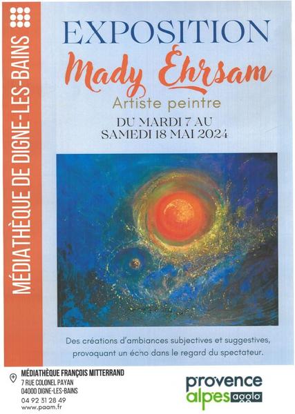 Exposition : Mady Ehrsam