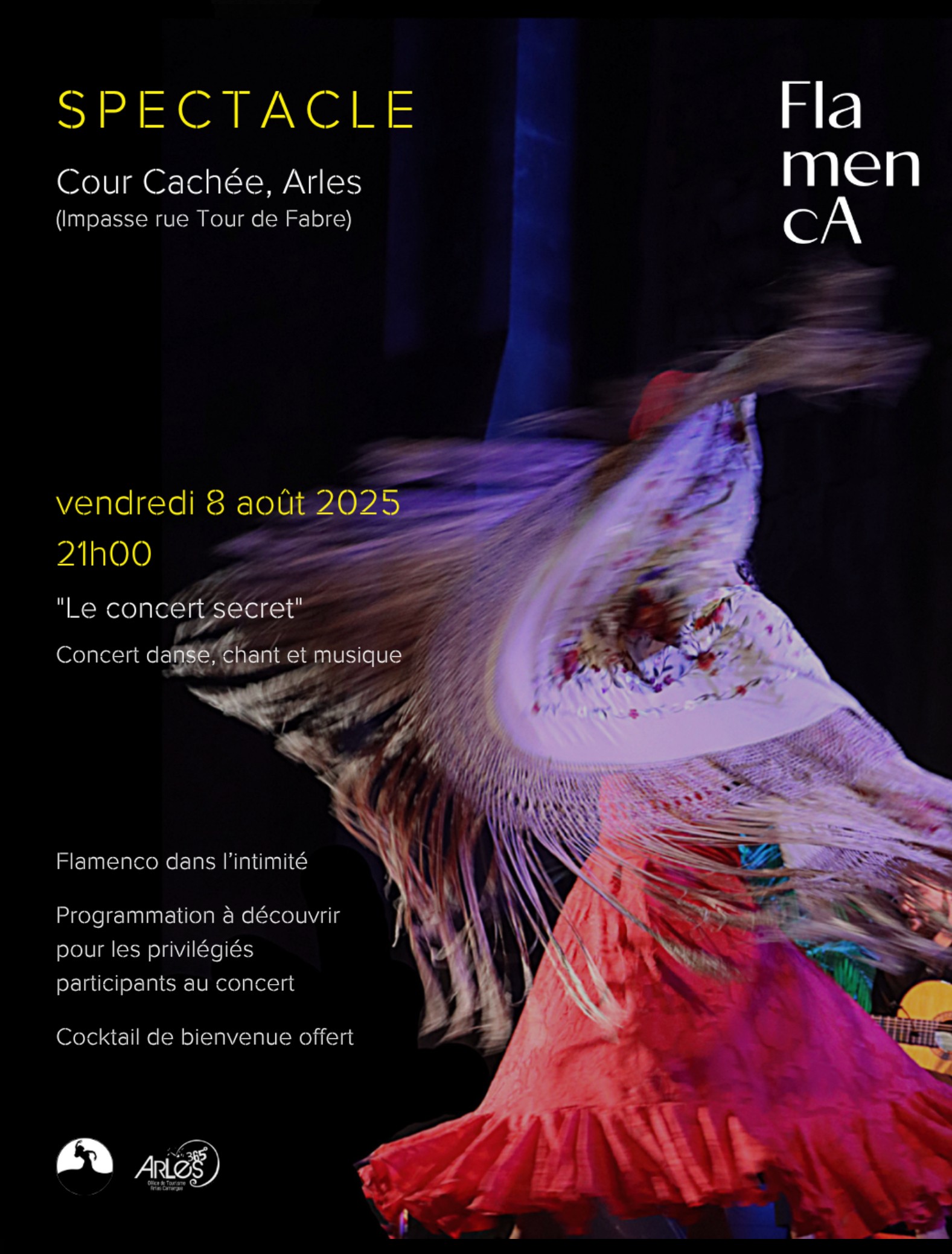 Festival FlamencA 2025 : Le concert secret – flamenco dans l’intimité