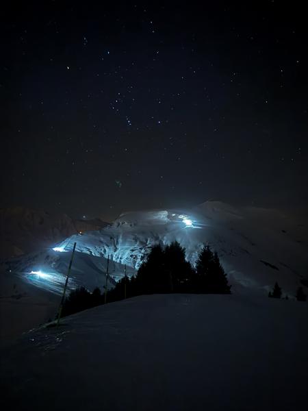 Itinéraire de ski de randonnée alpin - Itinéraire nocturne - Les Communailles / Sommet du Mont Joux_Saint-Gervais-les-Bains