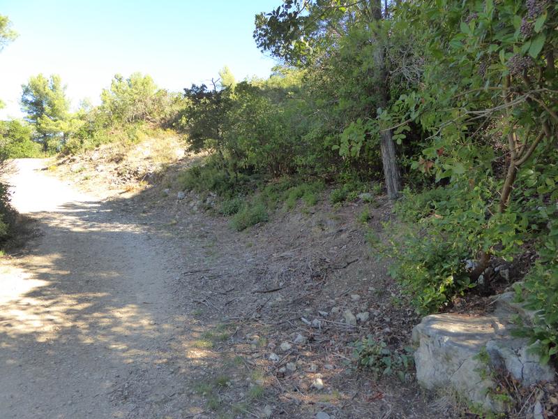 Descente vers la croix St Marcel