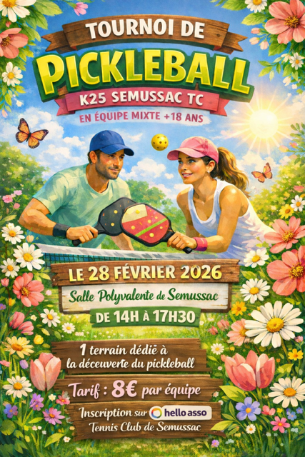 Tournoi de Pickleball