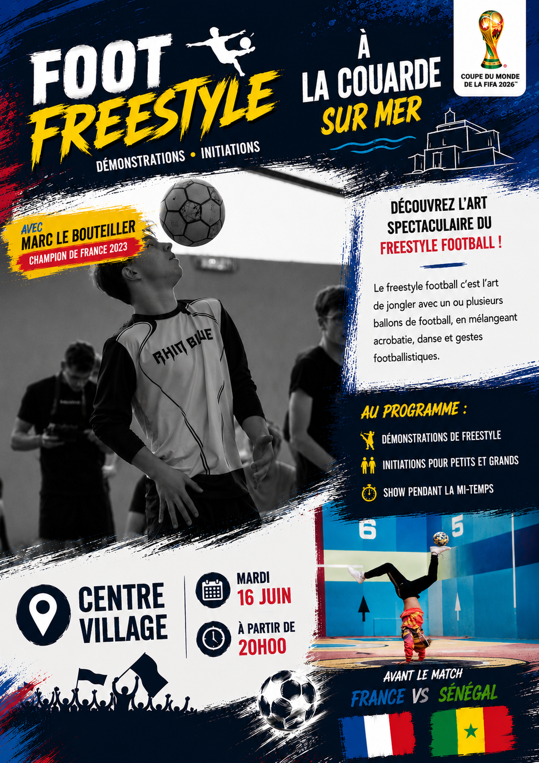 Foot Freestyle - Démonstrations et initiations avec Marc Le Bouteiller