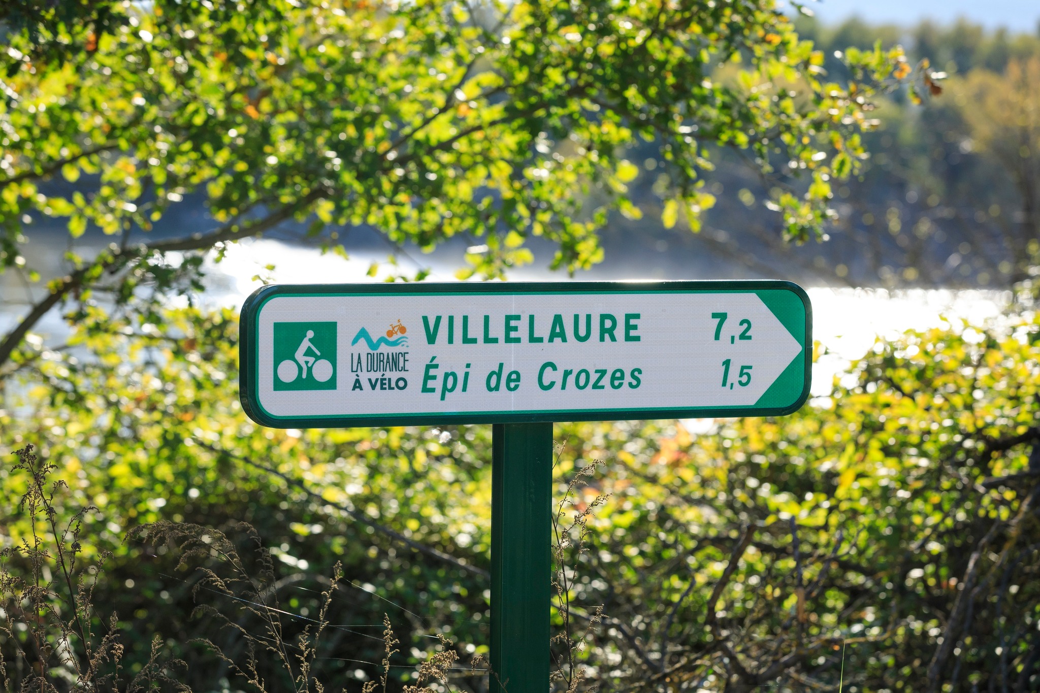 Voie Verte en bord de Durance