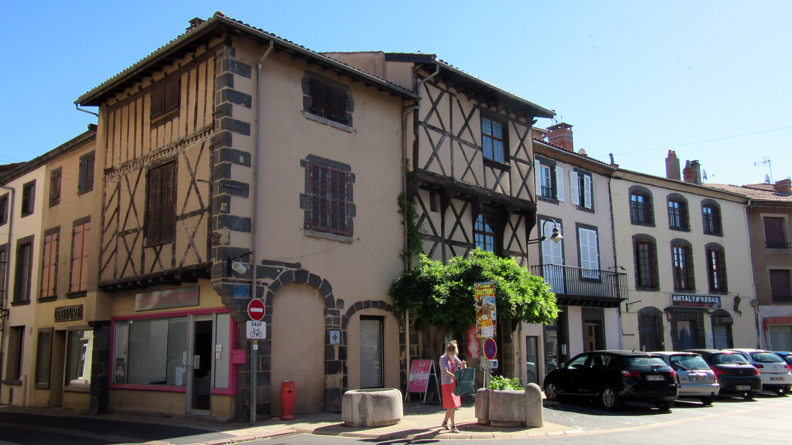 Maisons à pans de bois à Pont-du-Château