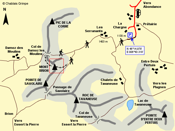Site d'escalade - Le Mont Brion