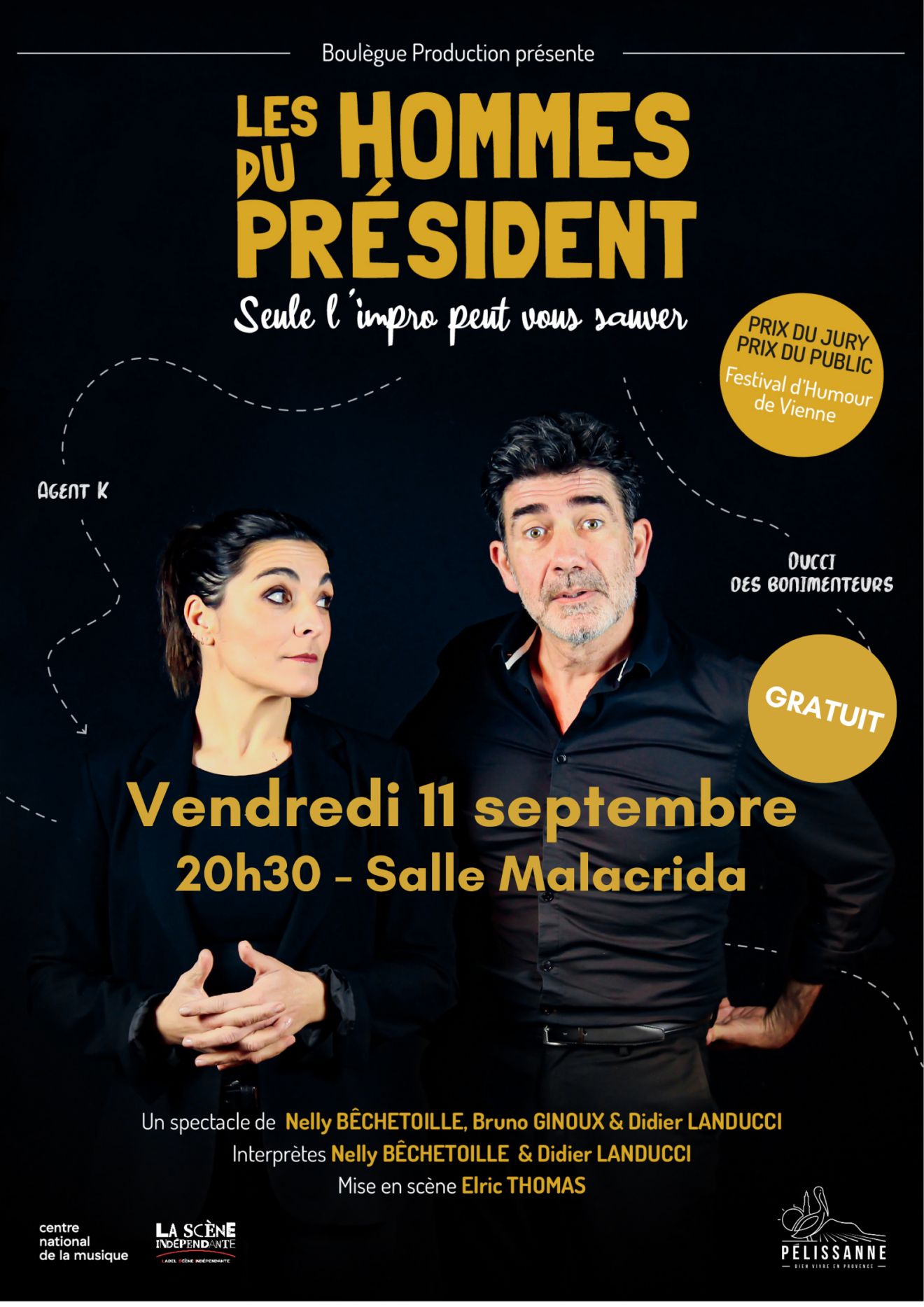 Théâtre d'improvisation : "Les Hommes du Président"