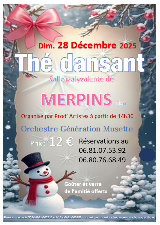 Thé dansant à Merpins