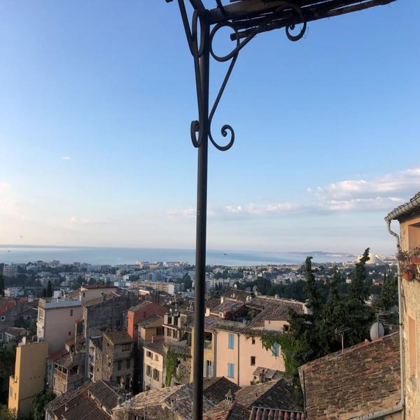 VUE DE LA TERRASSE VILLA MONTEBELLO