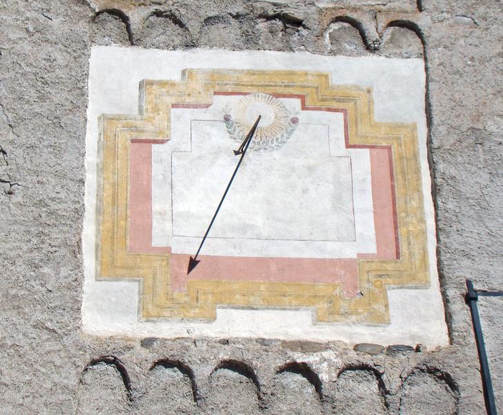 Cadran solaire Zarbula de l'Église Saint-Marcellin