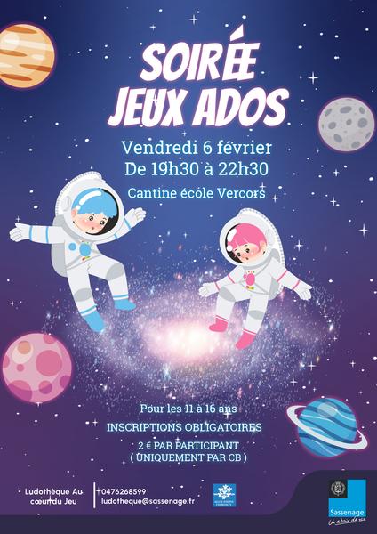 Soirée jeux ados