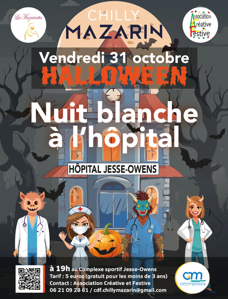 Nuit blanche à l’hôpital : soirée Halloween 