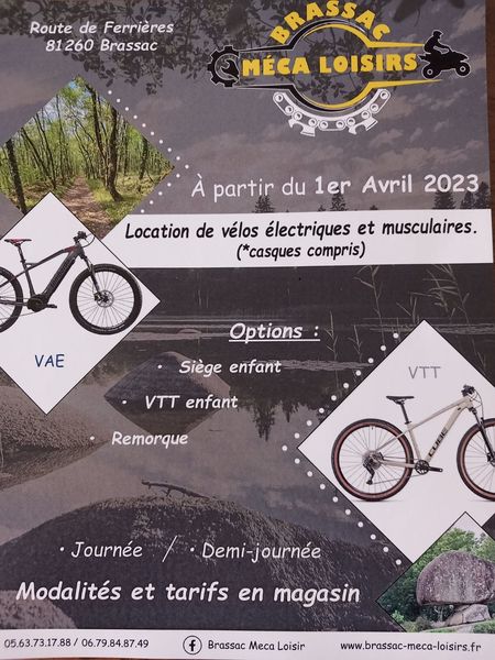 Location de VTT et vélos électriques