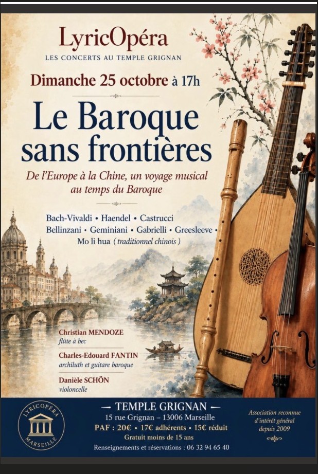Concert LyricOpéra: Le Baroque sans frontières