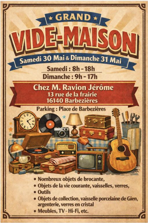Vide maison